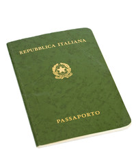 Old italian passport