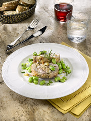 gigot d'agneau farci