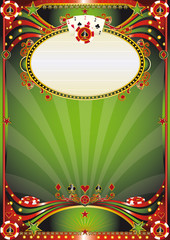 Baroque casino background