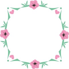 Floral frame