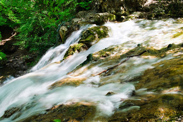 sterams of waterfall
