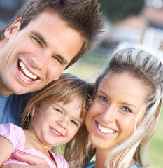Fototapeta premium Happy family