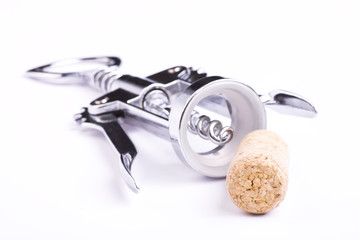 Cork and corkscrew
