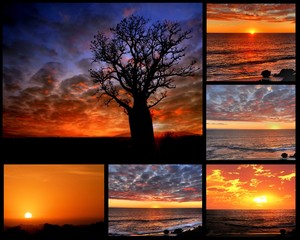 Sunset Collage