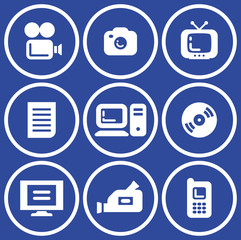 Media - Vector Icons Set