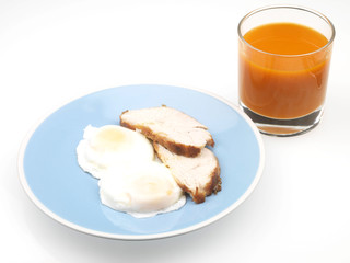 Turkey with Poached Eggs