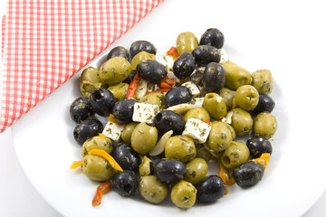 Olives with feta