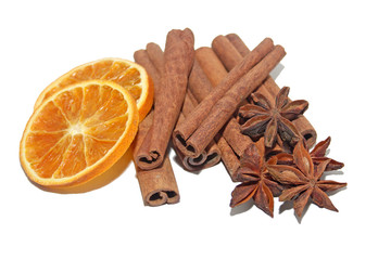 cannelle, badiane et orange