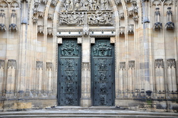 Saint Vitus Cathedral in Prague, Czech Republic