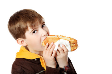 hungry boy