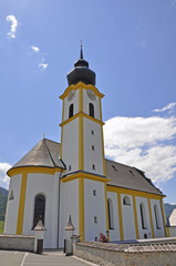 Fototapeta premium Pfarrkirche Söll, Tirol