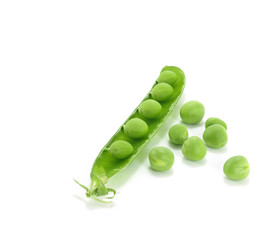 green peas background