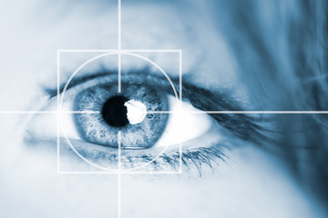 Auge - Überwachung - obrazy, fototapety, plakaty