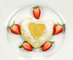 Heart Shaped Pancake