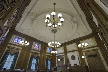 Obraz na płótnie Canvas Historic Building Courtroom 4