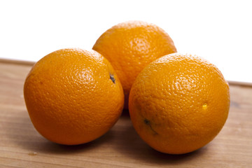 orange on white background