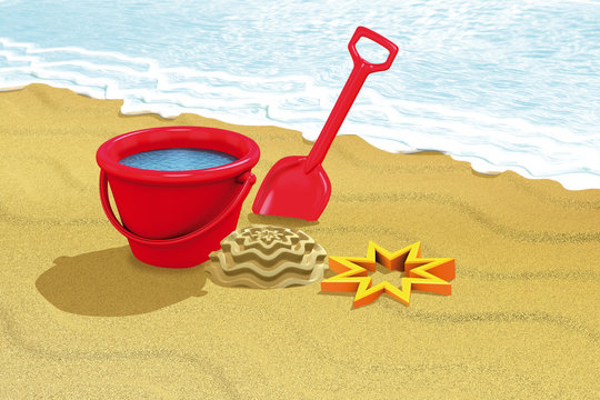 spiaggia secchiello