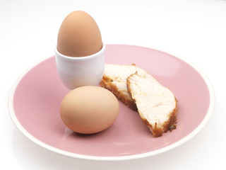 Turkey with Boiled Eggs