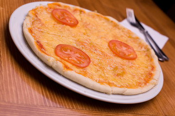 The classic italian cheese pizza