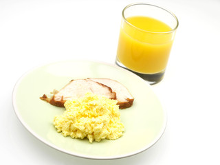 Turkey with Scrambled Eggs