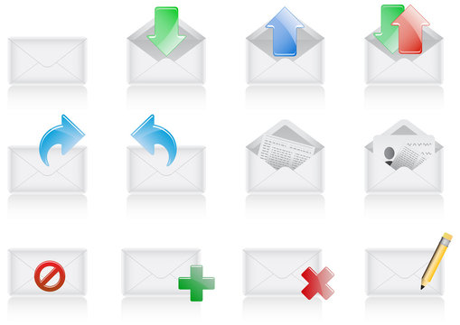 Mail icons