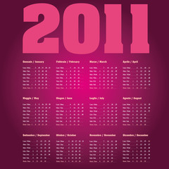 calendario 2011