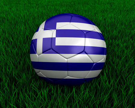 Greek soccer ball