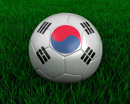 South korean soccer ball