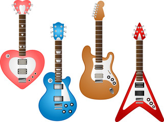 Naklejka premium Zestaw gitarowy 3