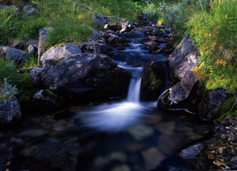 Beautiful mountain stream