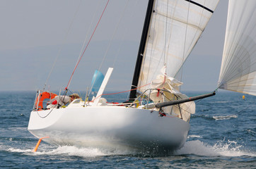 Course à la voile en classe Mini 6.50 class40, l'Imoca et la classe 50 en Bretagne France  © ALAIN VERMEULEN