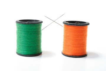 Spools of Thread and Needles