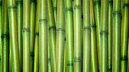 Foto auf Acrylglas Bambus frischer Bambushintergrund
