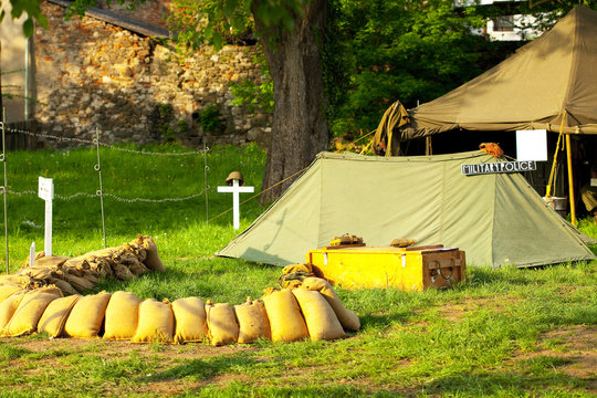 Improvised Military Camp