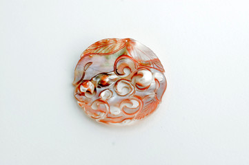 Pendant made from a seashell