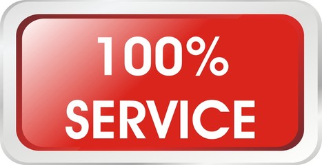 bouton rectangle 100% service
