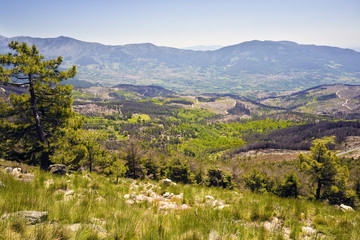 Fototapeta na wymiar Sierra de Gredos. Dolina Pięciu Miast