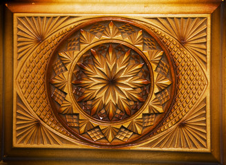 Abstract woodcarving