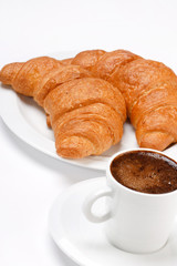 coffee and croissant
