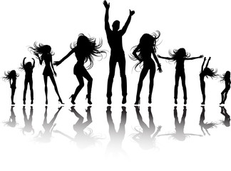 the vector party silhouette