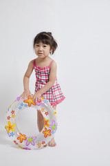 水着姿の女の子