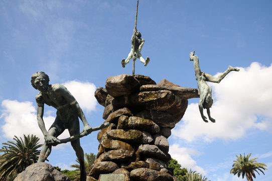 Guanche Monument in Las Palmas de Gran Canaria