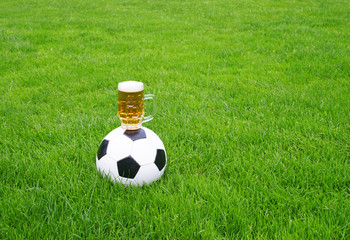 Bier & Fußball & Rasen - Beer & Soccer & Grass
