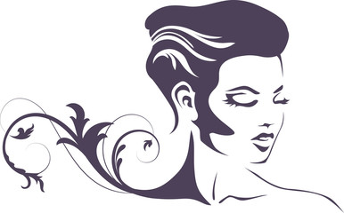 beauty logo, vector