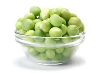 Fresh green peas