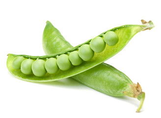 Fresh green peas
