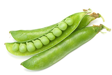 Fresh green peas