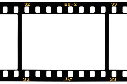 Blank 35mm slide film background