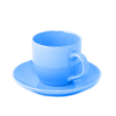 Blue teacup