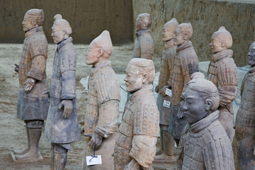 chine; xi'an : armée enterrée